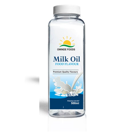 Milk Oil Food Flavour - 500ml